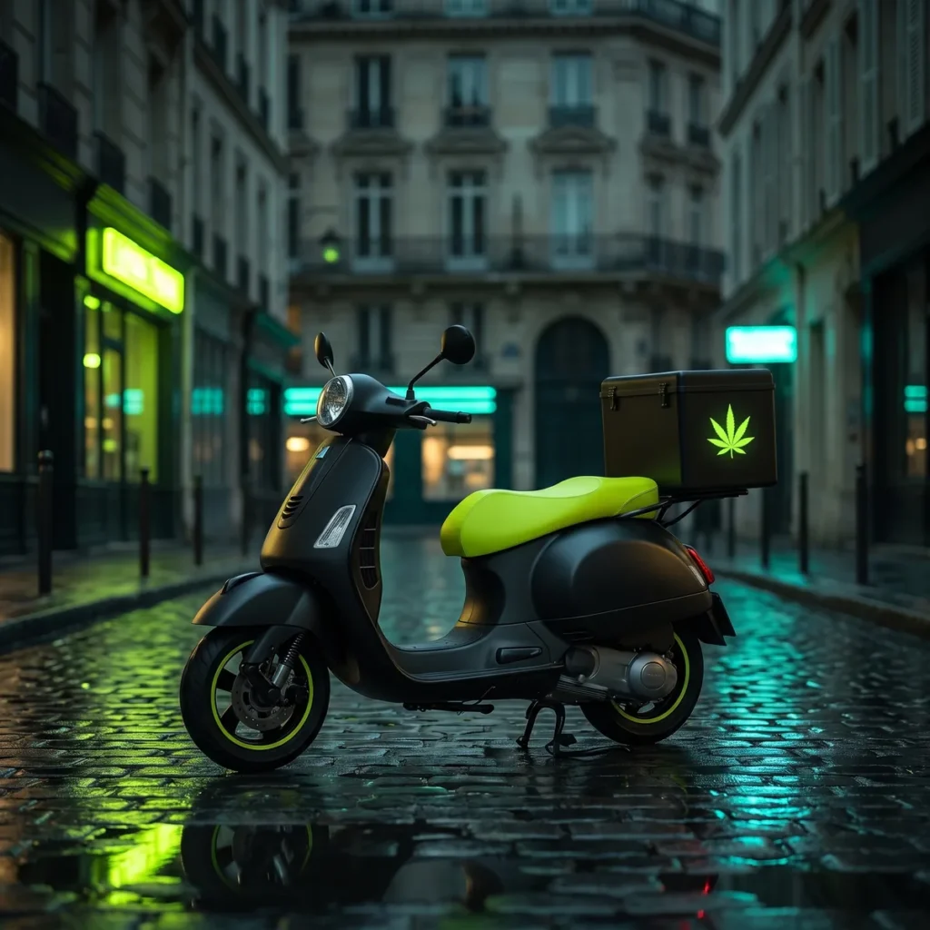 Livraison CBD Paris en 1h – coursier de nuit Royal H